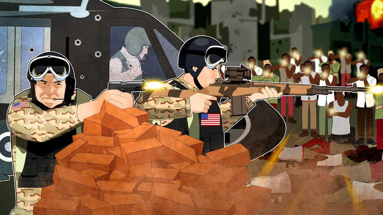 （带文本）黑鹰坠落 - 2名三角洲部队士兵VS100名索马里战士-咕咕的工具箱