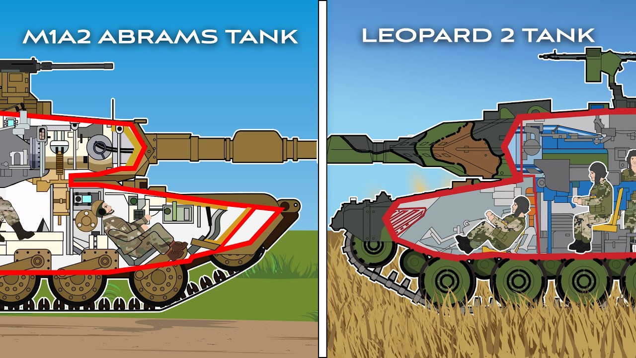 M1艾布拉姆斯主战坦克 vs. 豹2坦克-咕咕的工具箱