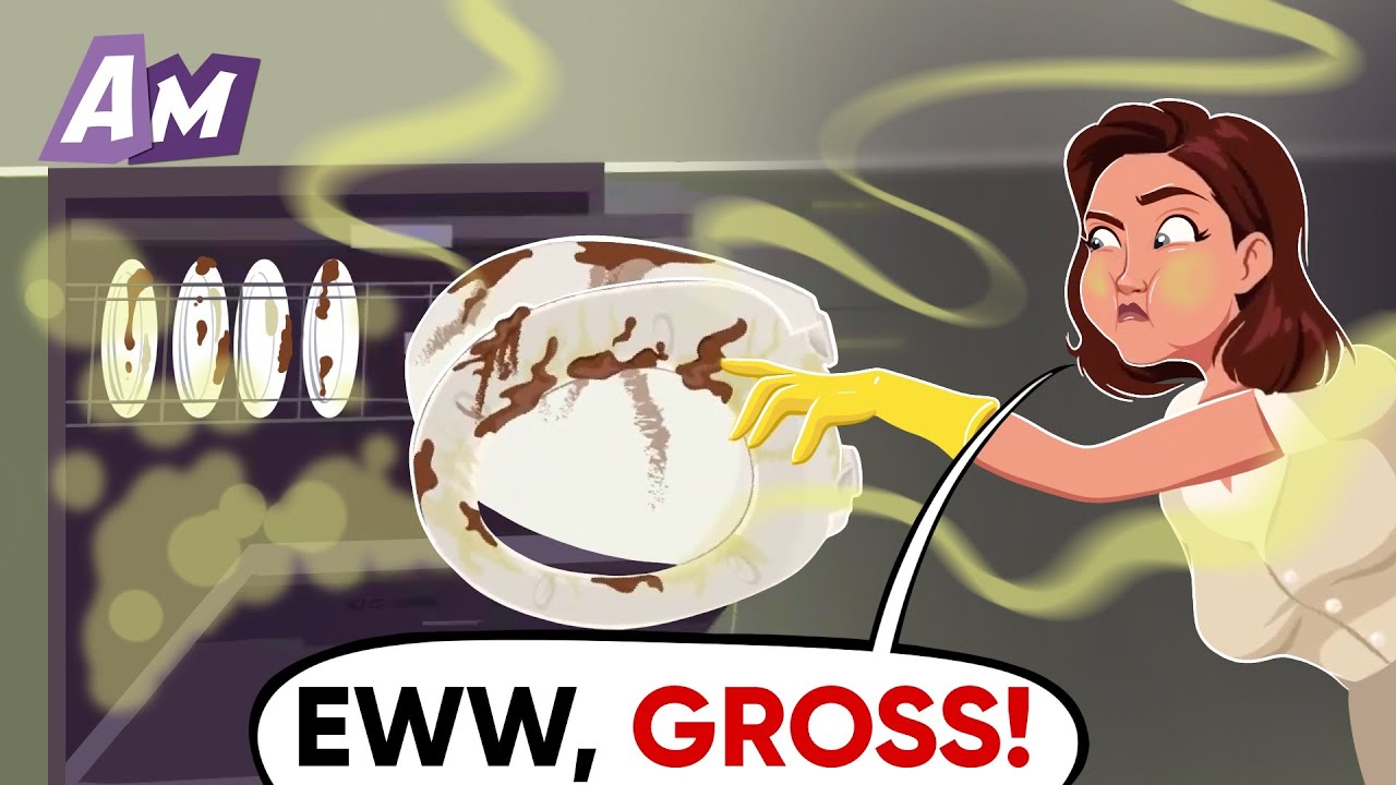 一位女士正在用洗碗机清洗马桶座圈-咕咕的工具箱