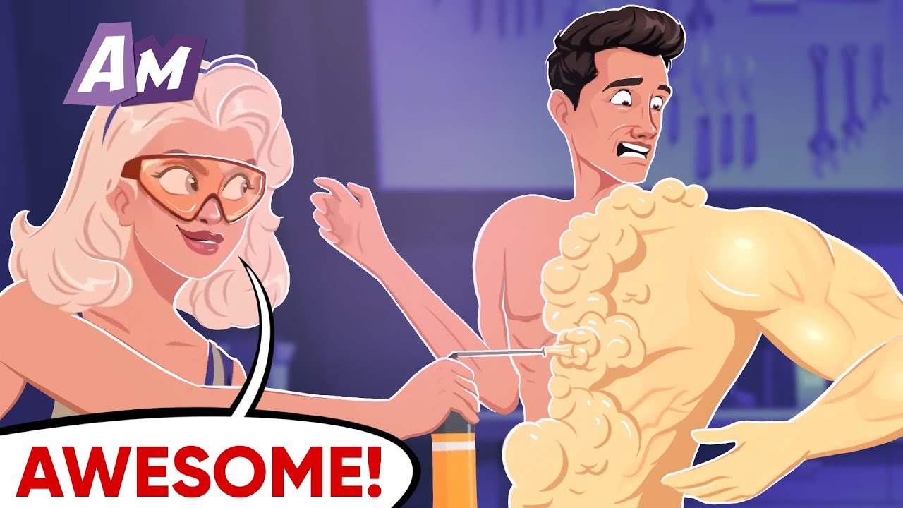 女子5分钟内将瘦子改造成肌肉男-咕咕的工具箱