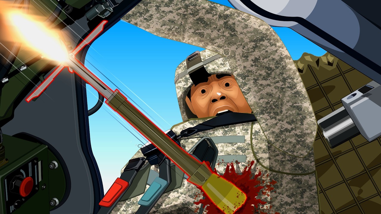 被火箭弹击中后幸存的男子-咕咕的工具箱