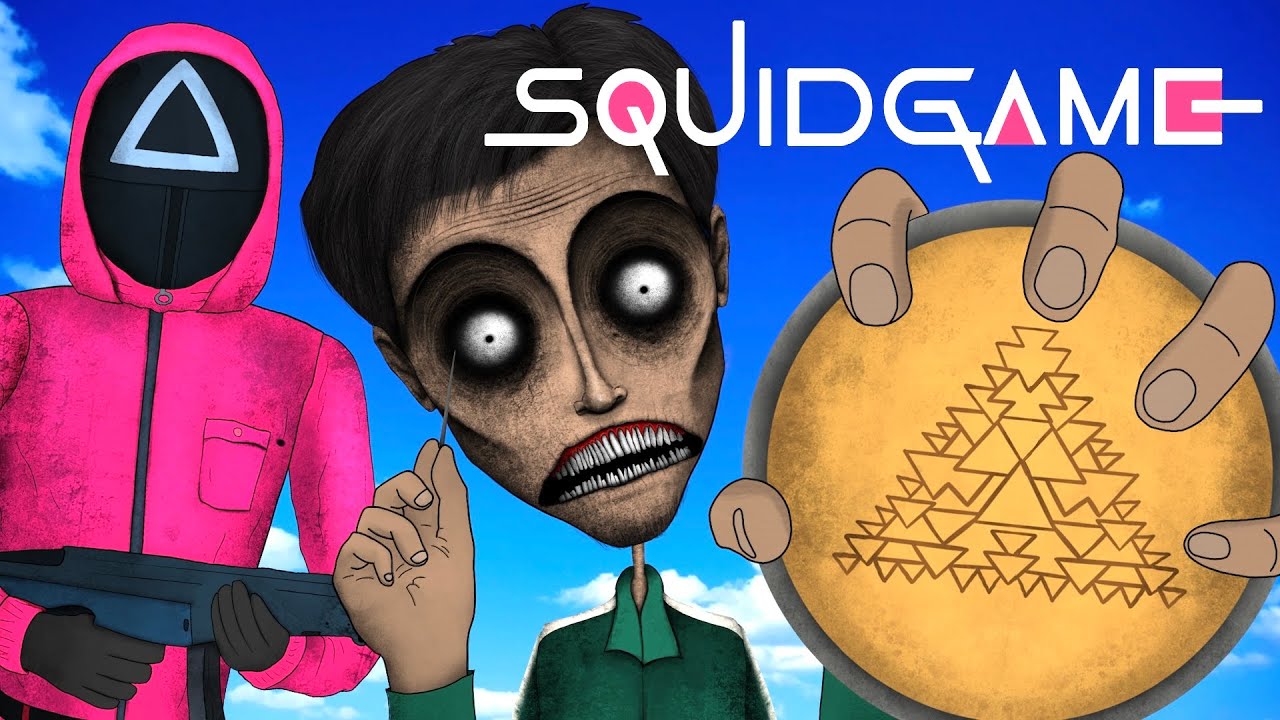 3个可怕的鱿鱼游戏恐怖故事动画-咕咕的工具箱