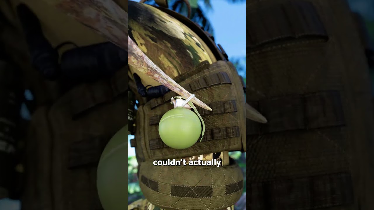 士兵们用胶带缠住手榴弹-咕咕的工具箱