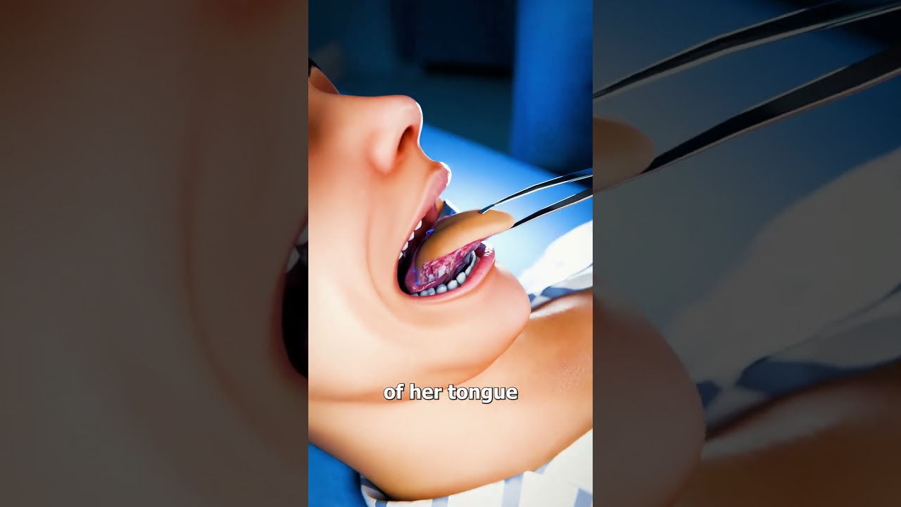 他们用她手臂上的肌肉做了一条舌头-咕咕的工具箱