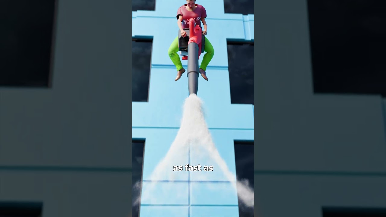 拿着吹叶机从摩天大楼上跳下来？-咕咕的工具箱