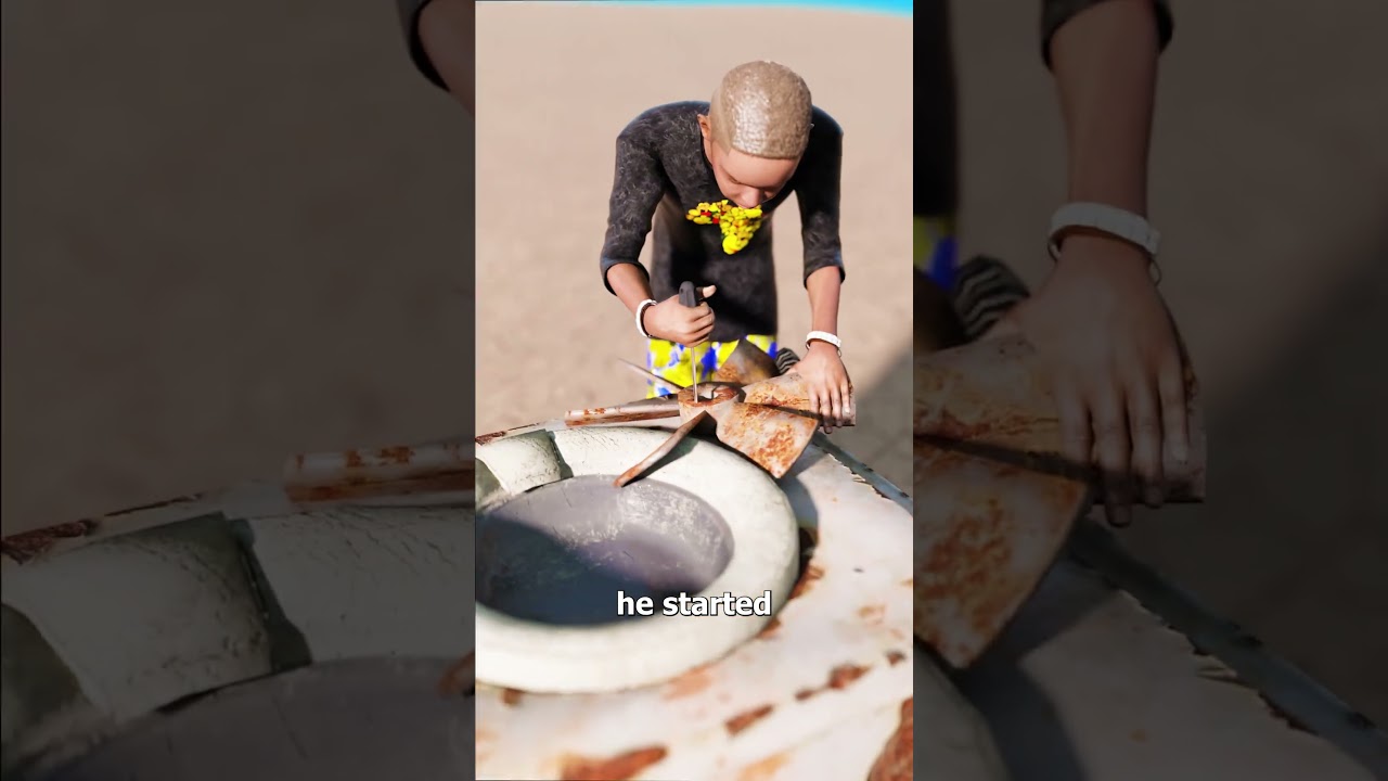 他用垃圾造了一座风车-咕咕的工具箱