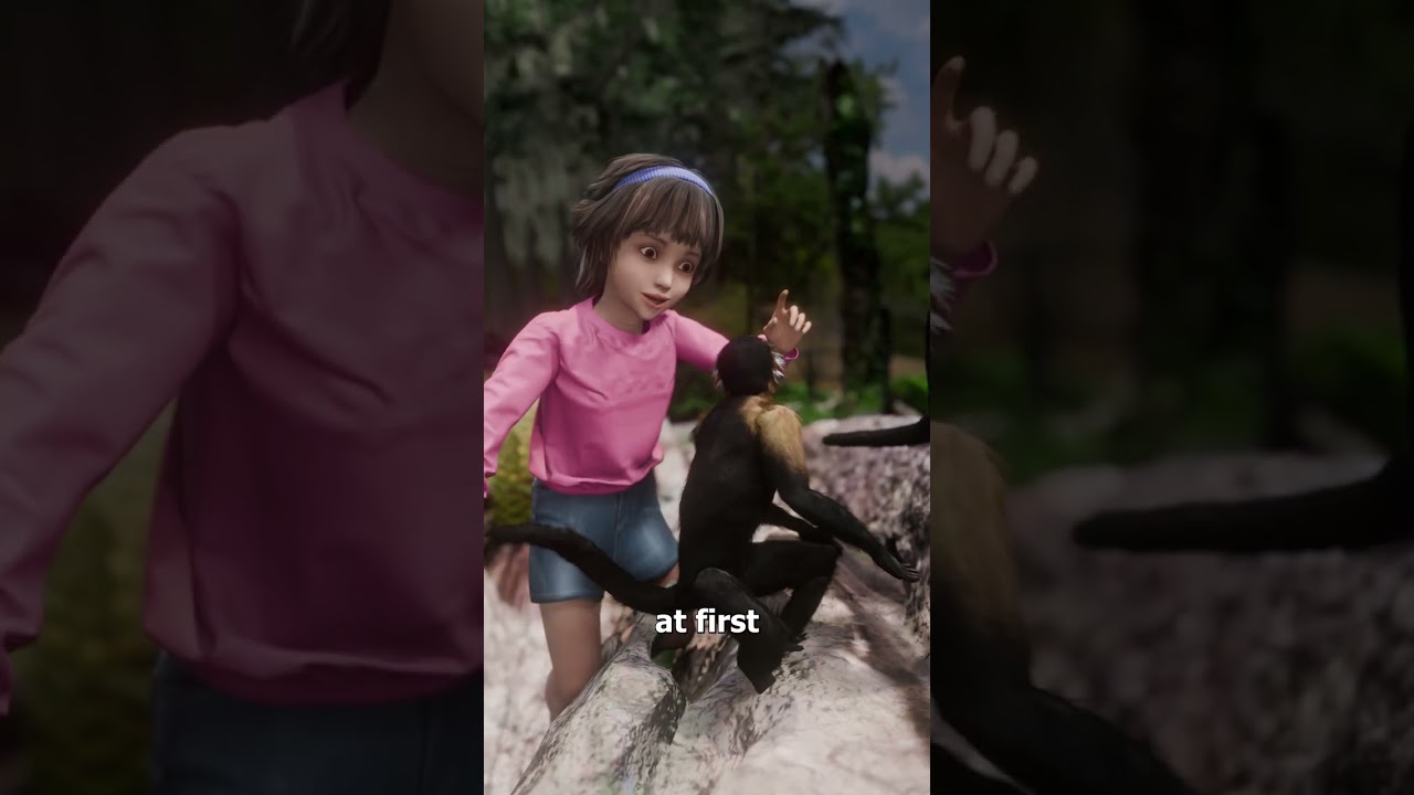 与猴子一起生活的女孩-咕咕的工具箱