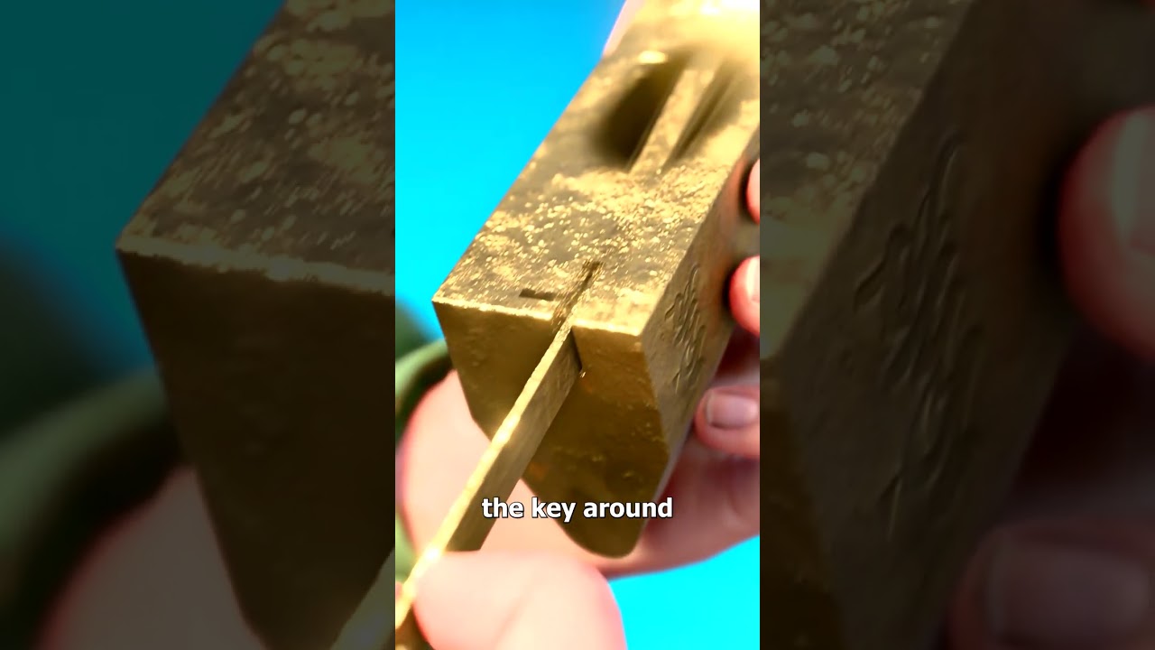 这把古老的中国锁是如何工作的？-咕咕的工具箱