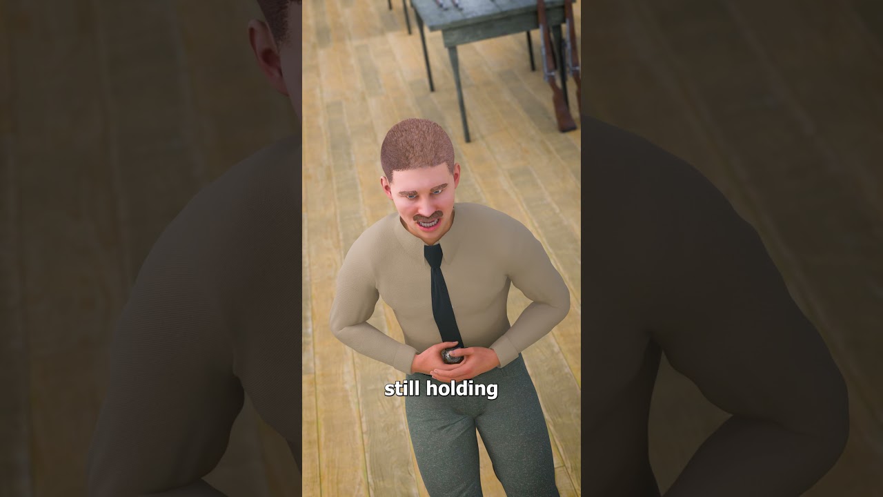 他把一枚未引爆的手榴弹抵在肚子上-咕咕的工具箱