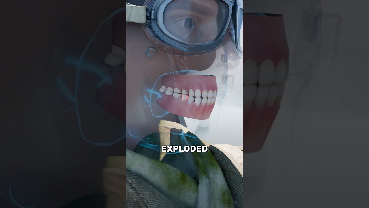 他的牙齿在飞行途中爆炸了-咕咕的工具箱