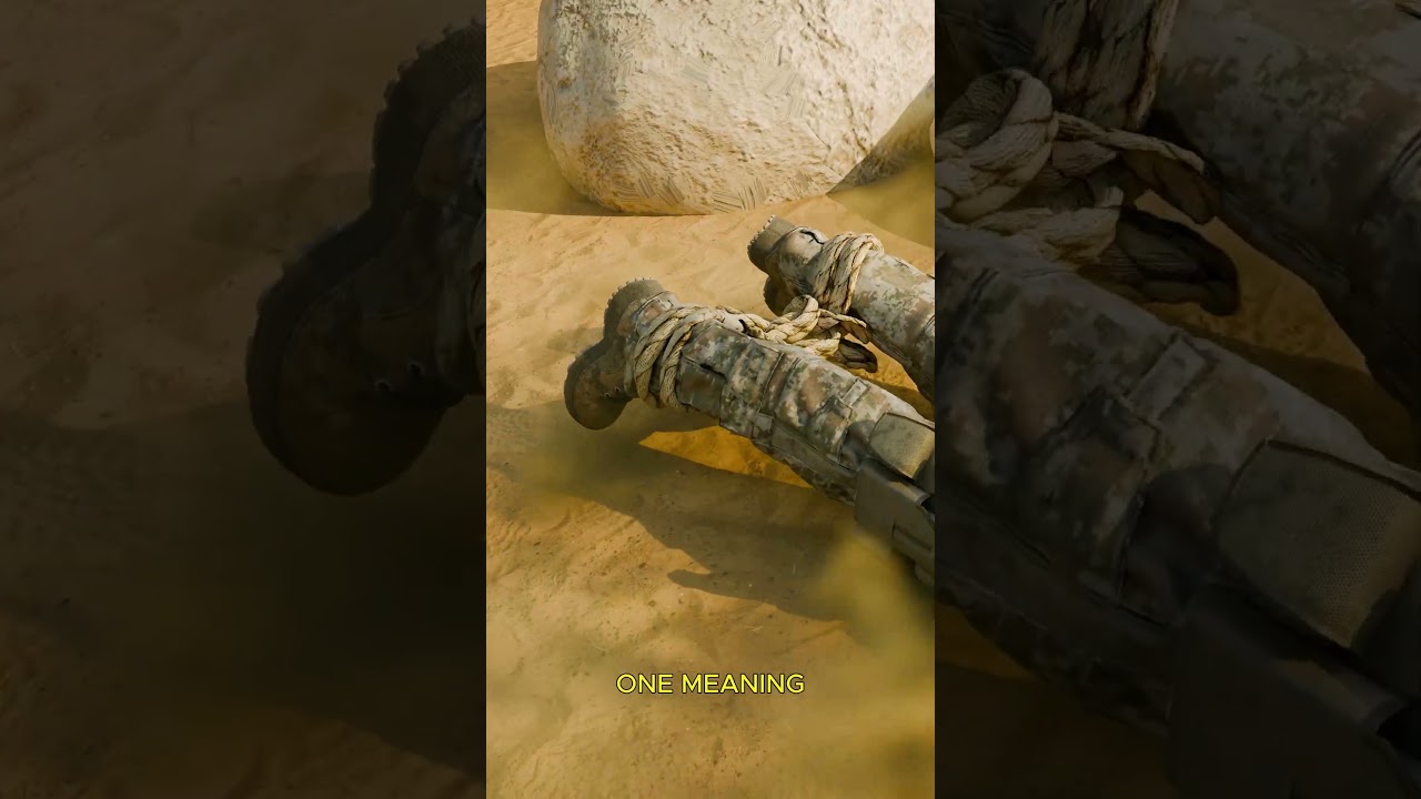 为什么狙击手要用绳子绑住脚