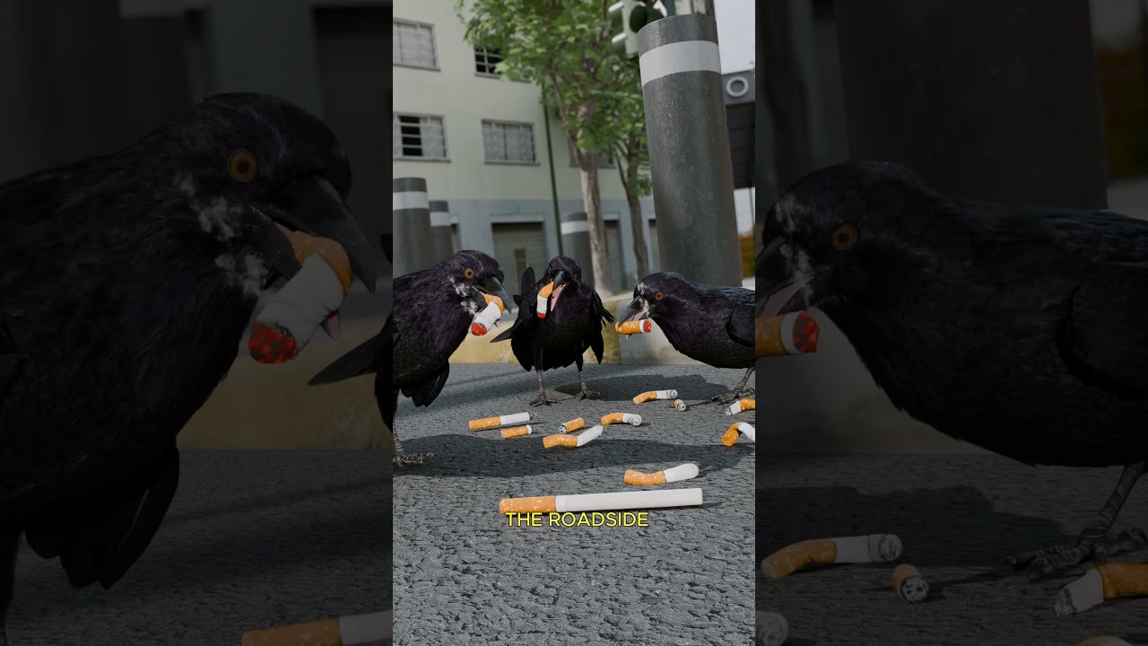 为什么乌鸦会偷烟头-咕咕的工具箱