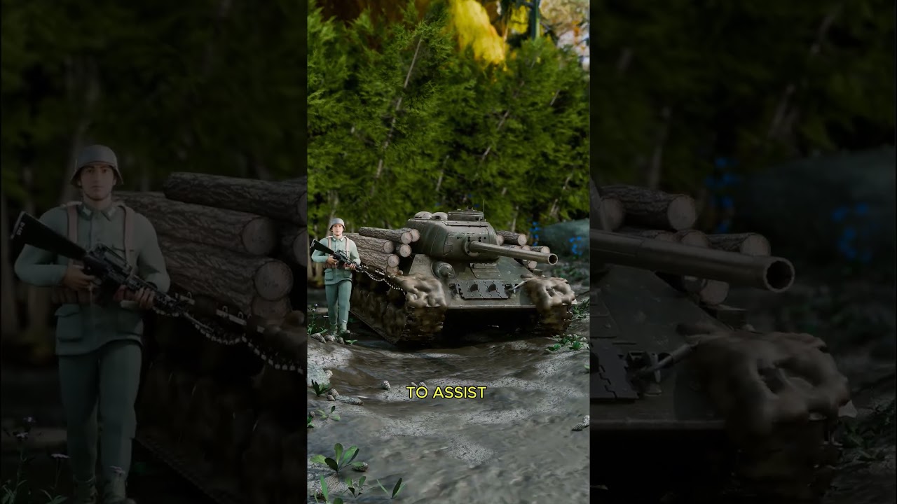 为什么德国士兵要把木头绑在坦克上？-咕咕的工具箱