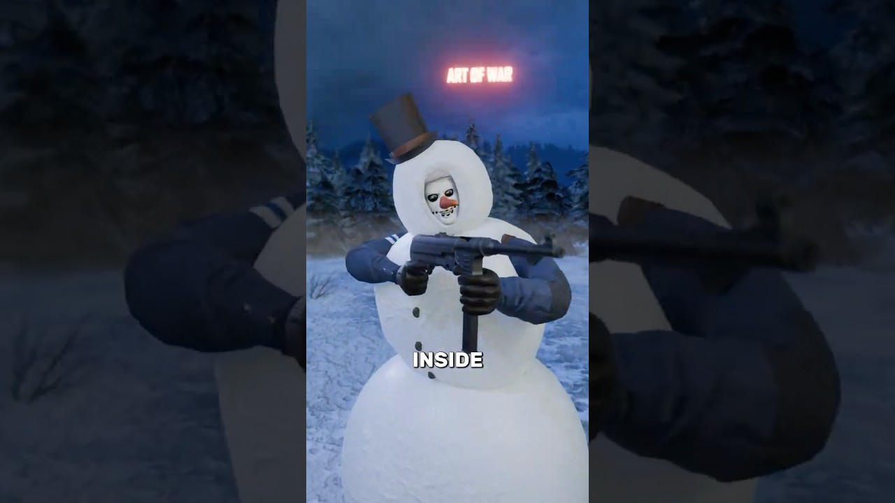 藏在雪人里的士兵-咕咕的工具箱