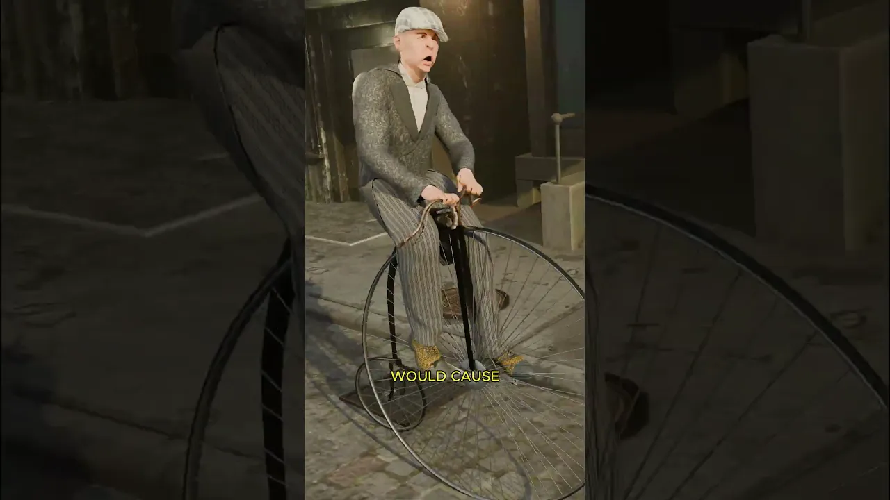 骑高轮自行车的正确方法-咕咕的工具箱