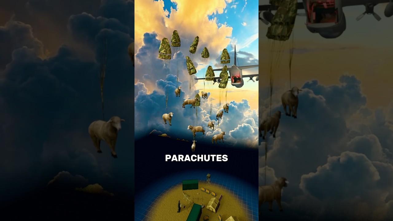 为什么他们要用降落伞空投绵羊-咕咕的工具箱