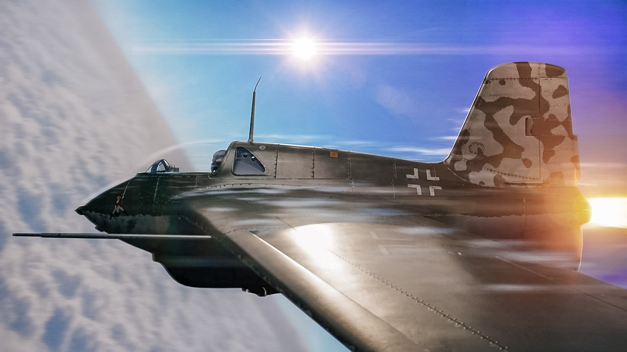 当Me 163战斗机与P-51战斗机交战时-咕咕的工具箱