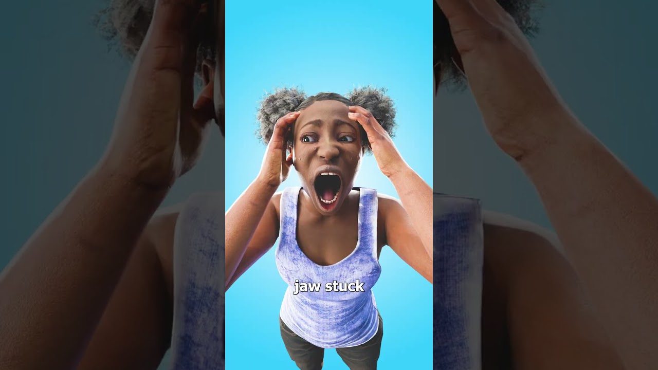 打哈欠让她下巴都锁住了-咕咕的工具箱