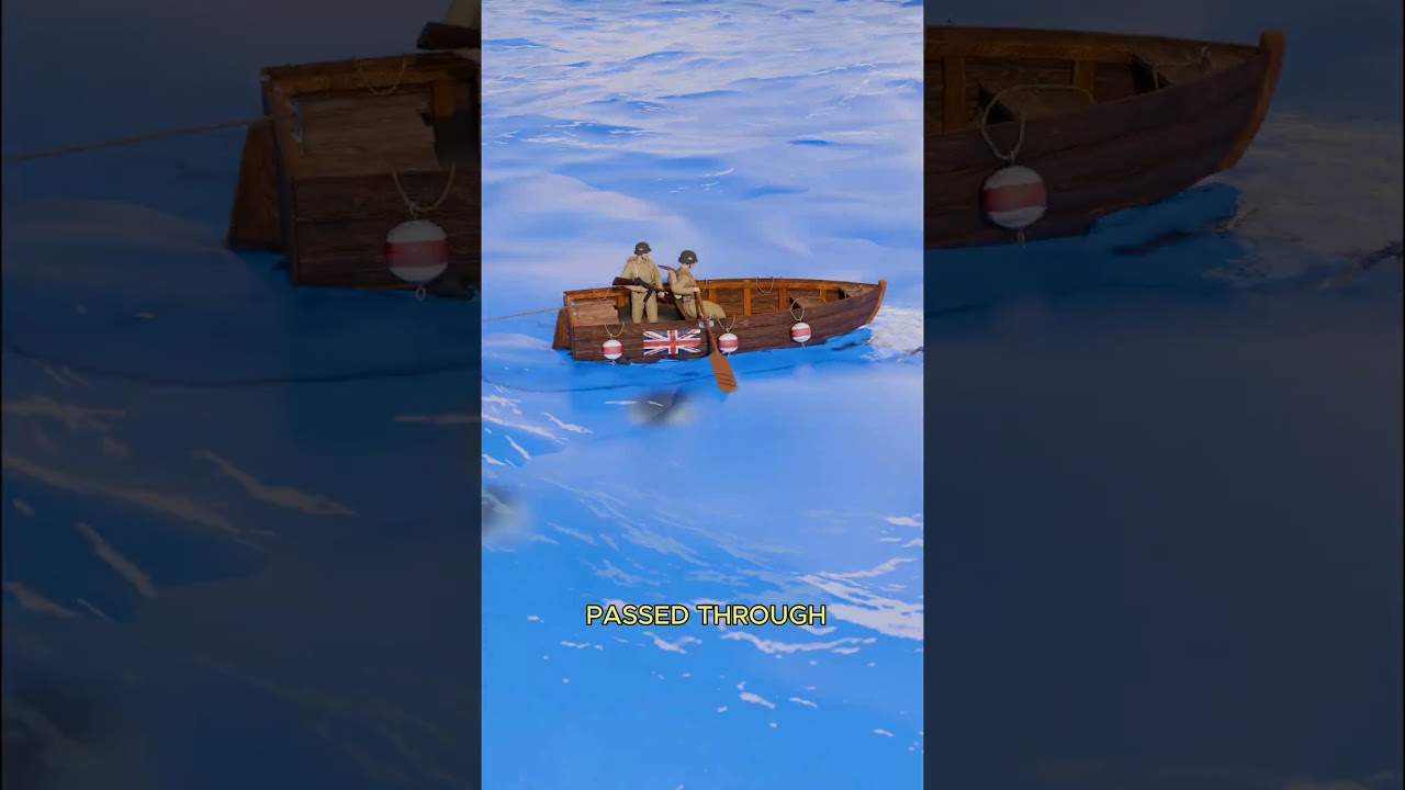 英国士兵将他们的船系在木船上-咕咕的工具箱