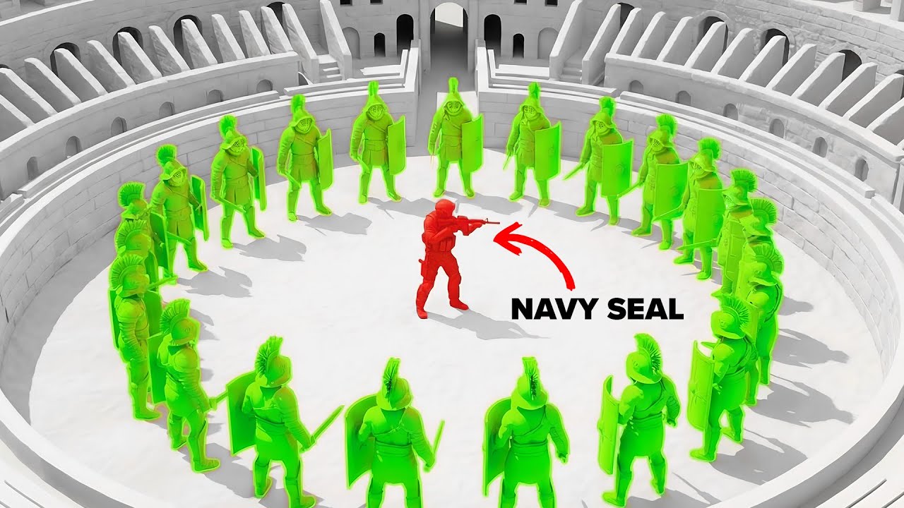 如果一名美国海军海豹突击队员在罗马斗兽场里战斗会怎么样？-咕咕的工具箱