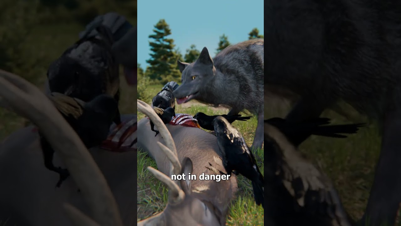 渡鸦和狼是如何一起狩猎的-咕咕的工具箱