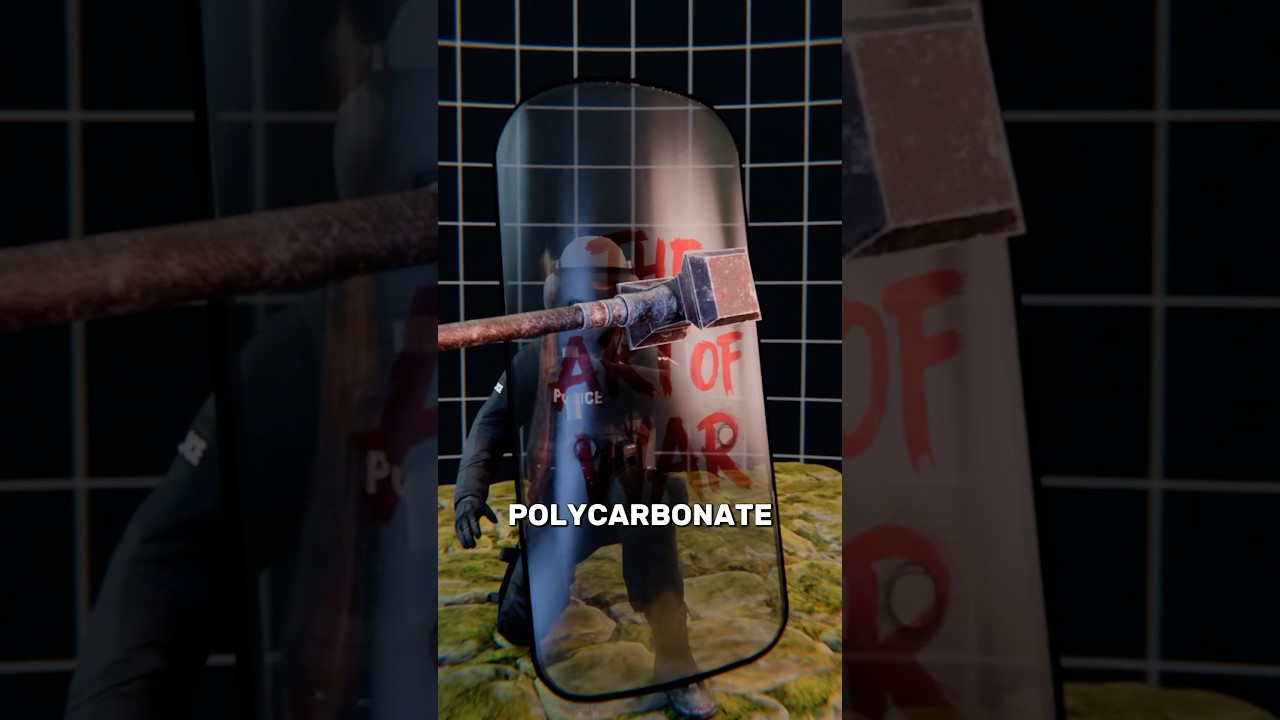 警用盾牌能挡住锤子吗？-咕咕的工具箱