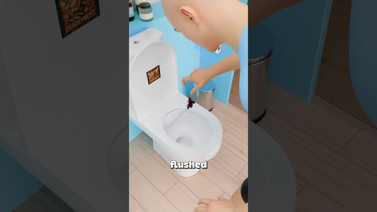 如果把蟑螂冲进马桶会发生什么？-咕咕的工具箱