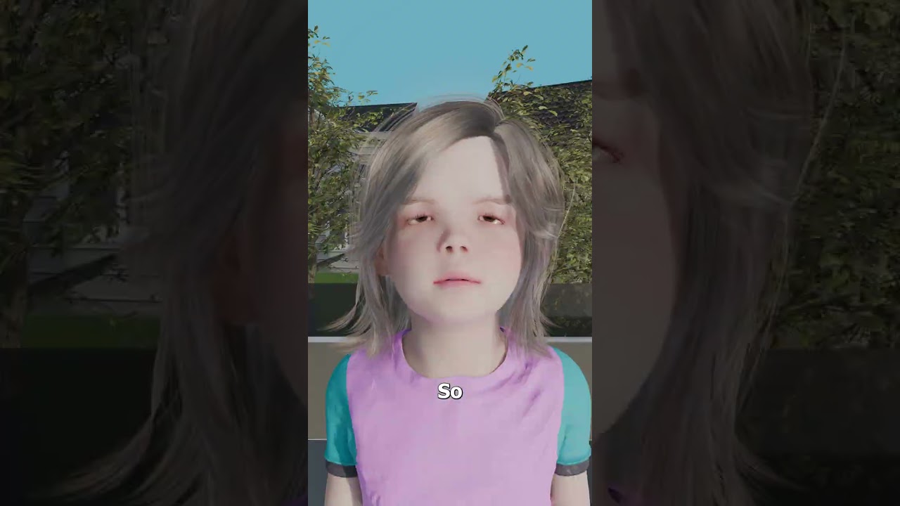 天生无法眨眼的女孩