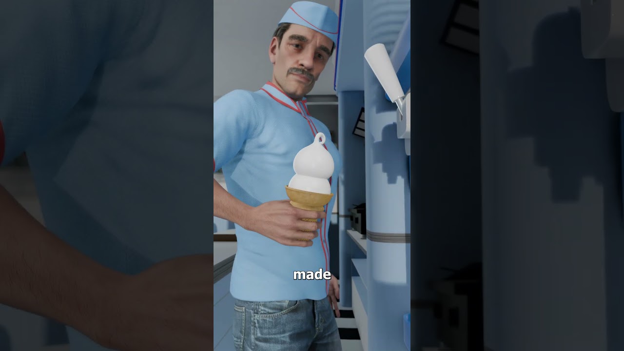 为什么冰雪皇后冰淇淋的上面会有漩涡图案