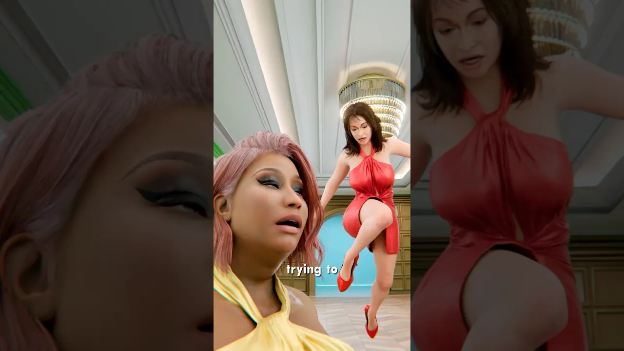 Cardi B 和 Nicki Minaj 打架了