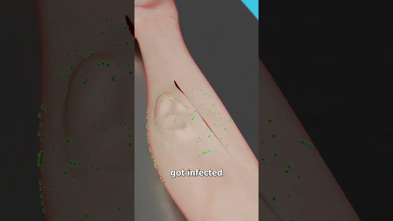 手臂上长着第三只耳朵的男人
